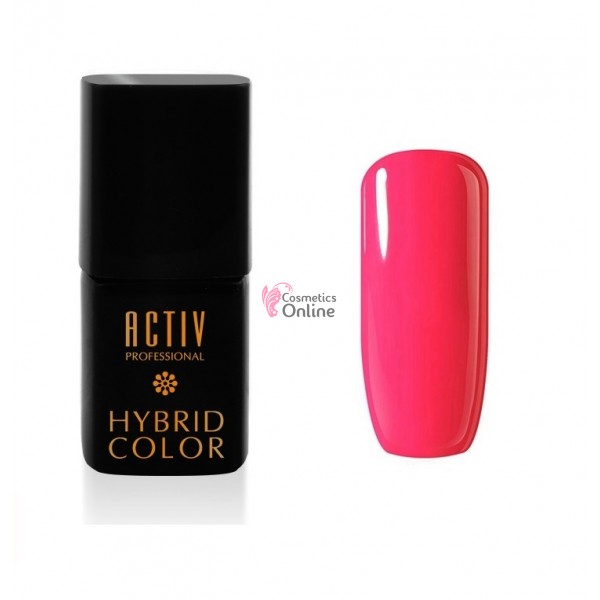 Oja Semipermanenta Activ Hibrid Color UV 15ml Cod 17 Soda Pink Roz, art ACP